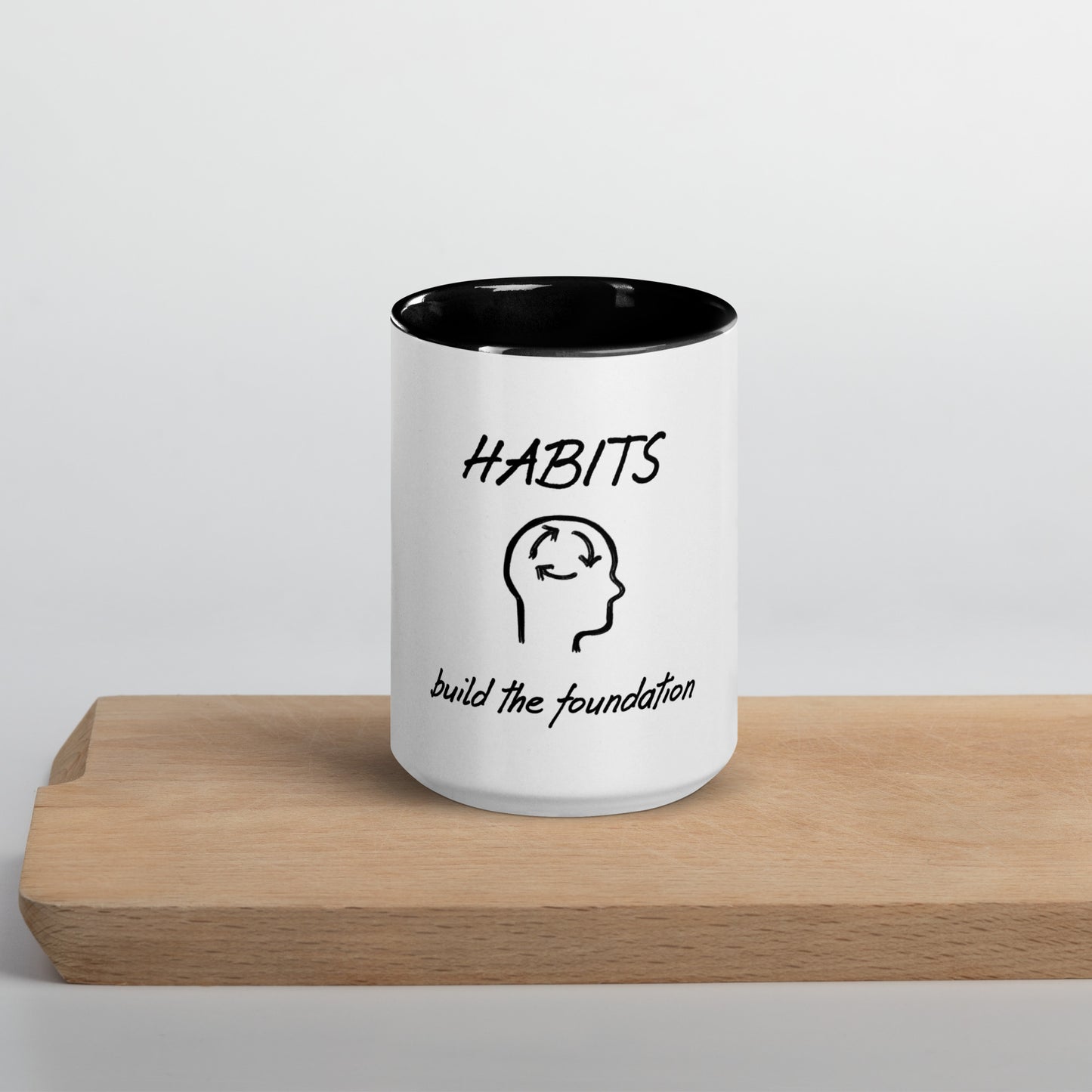 Habits mug with Color Inside