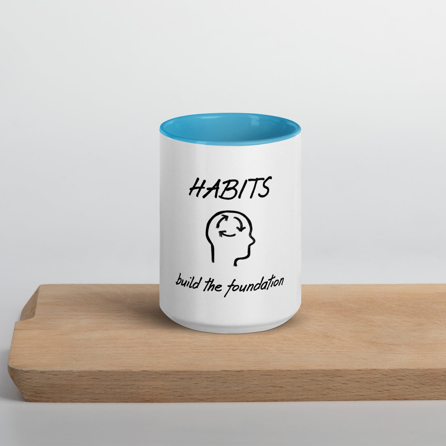 Habits mug with Color Inside
