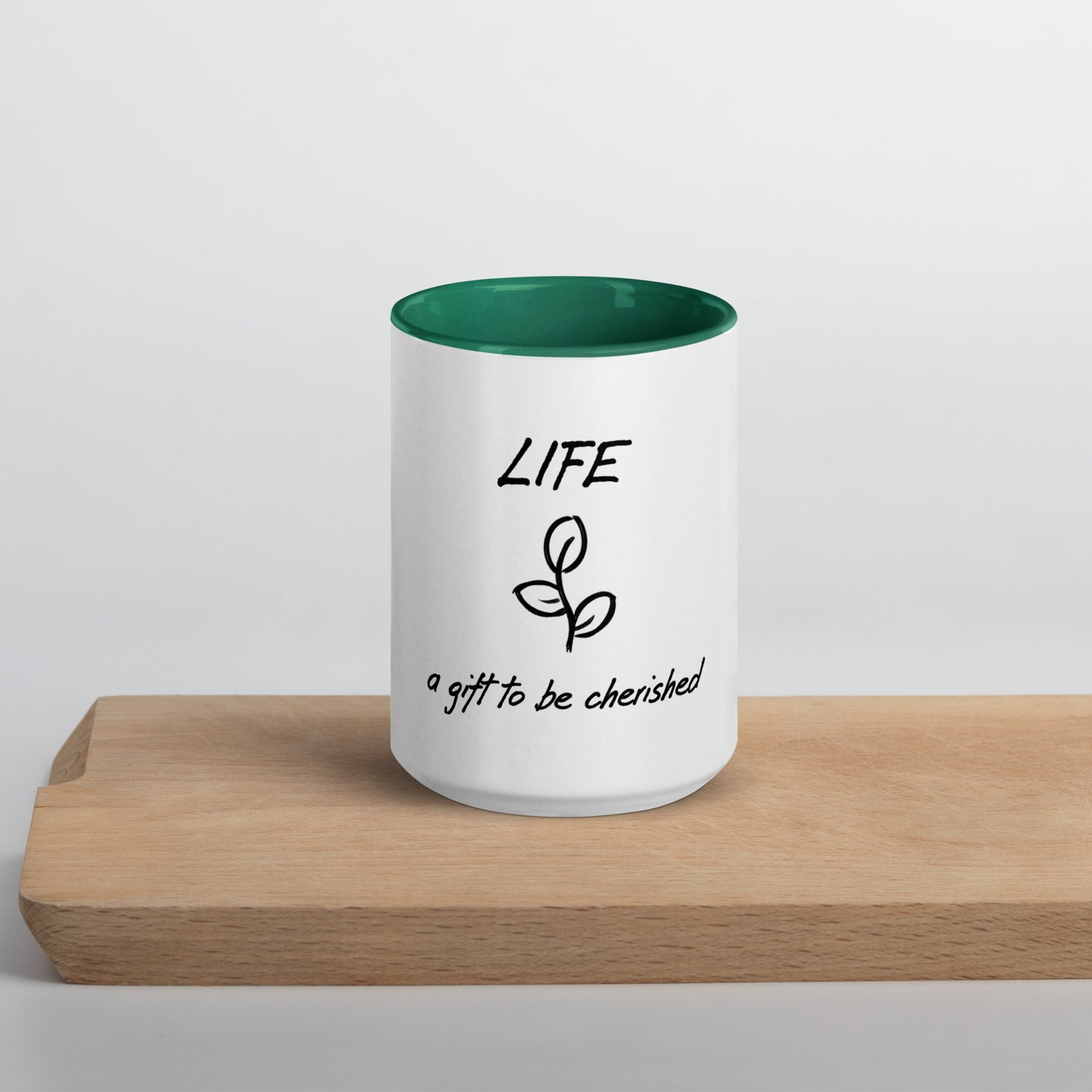 Life mug with Color Inside