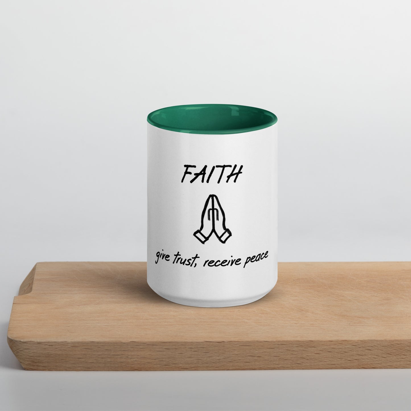 Faith mug with Color Inside