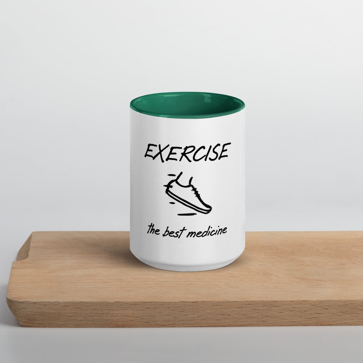 Exercise mug with Color Inside