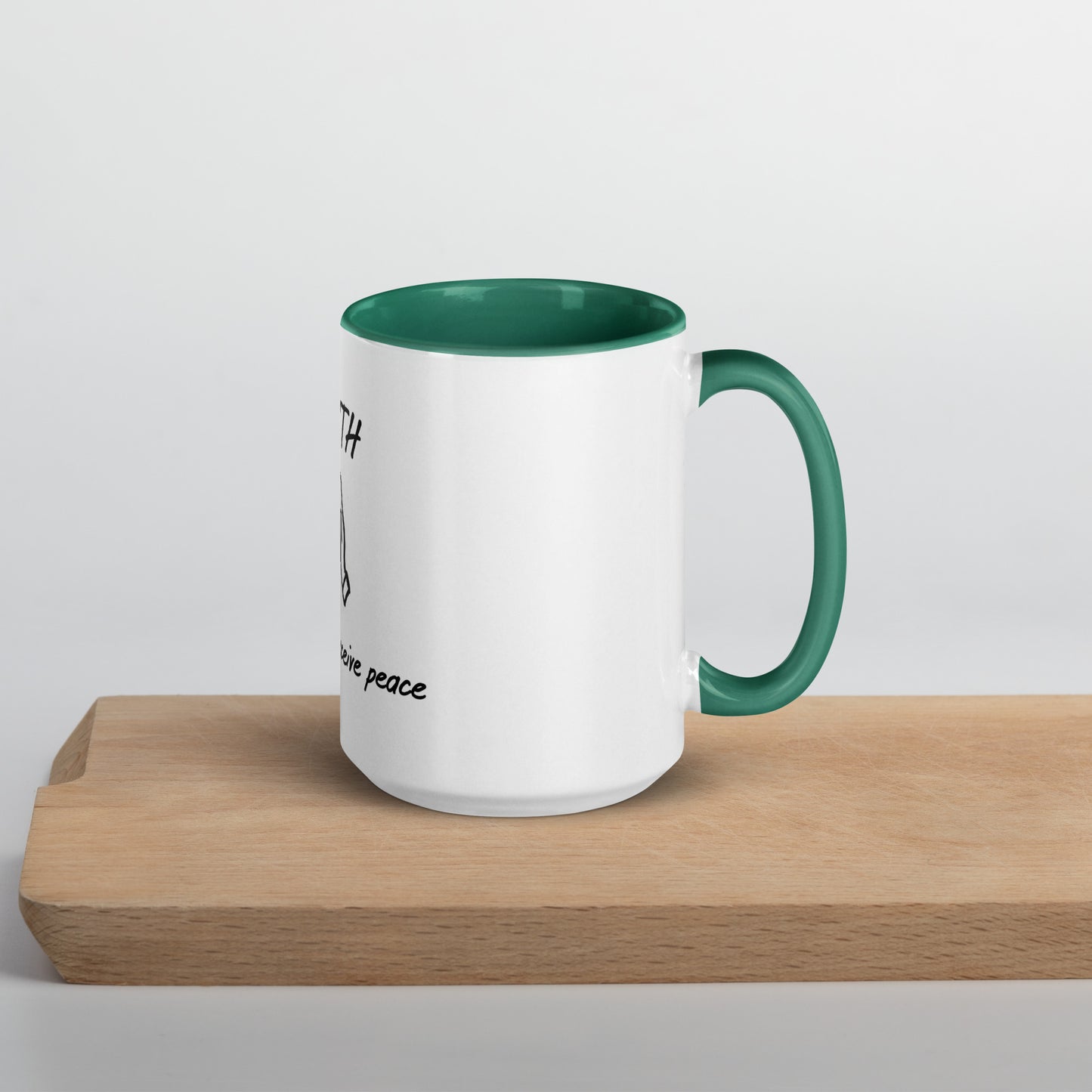 Faith mug with Color Inside