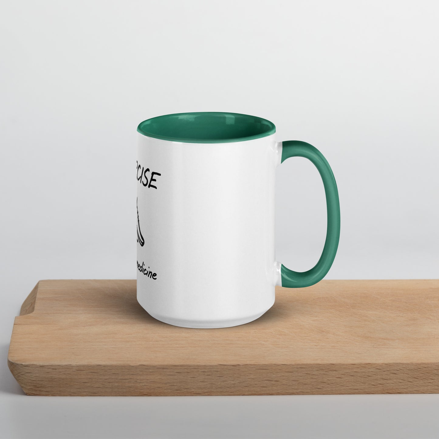 Exercise mug with Color Inside