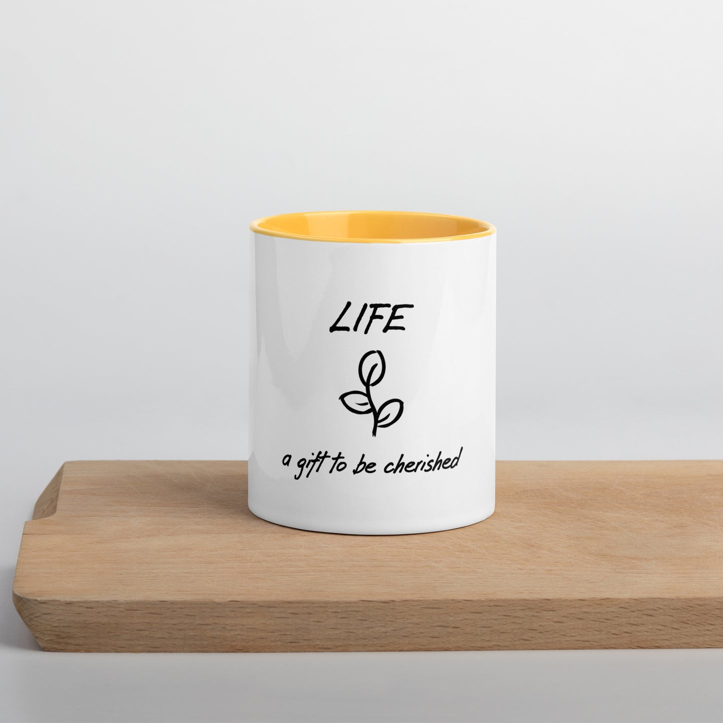 Life mug with Color Inside