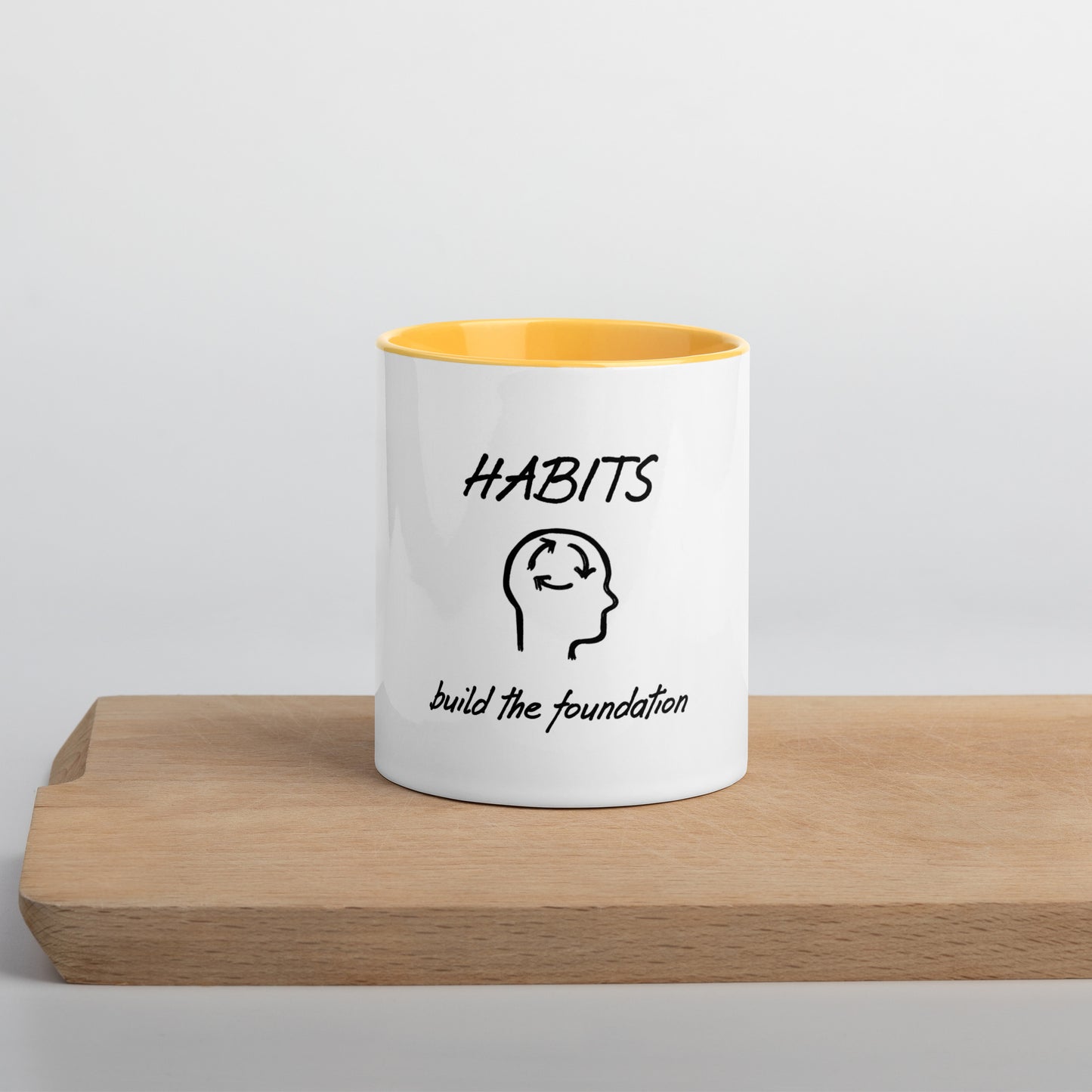 Habits mug with Color Inside