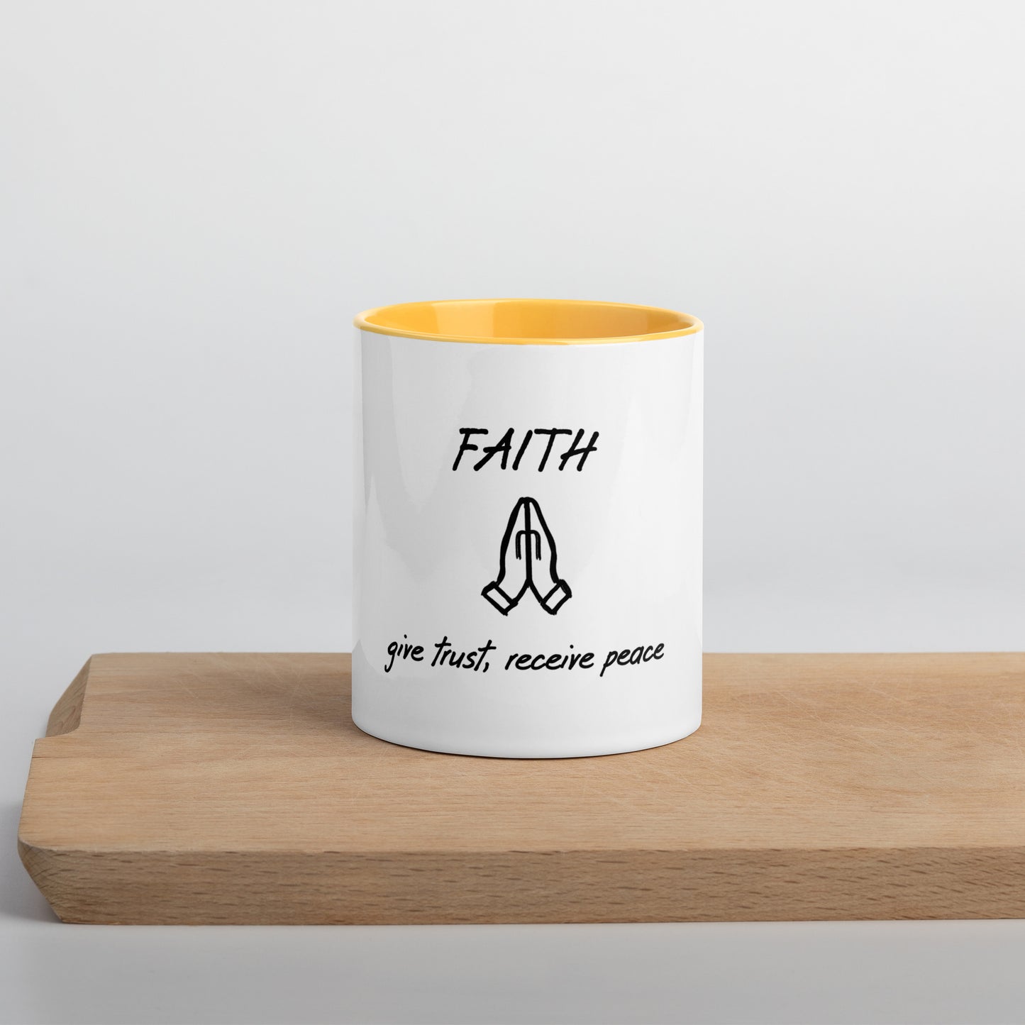 Faith mug with Color Inside