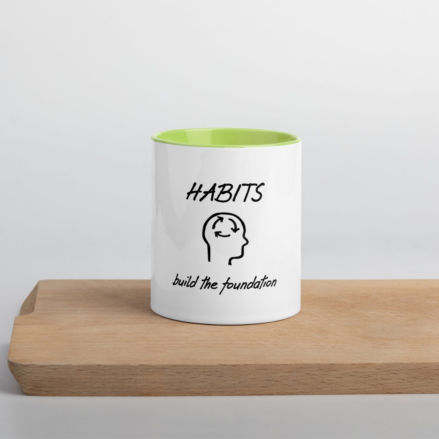 Habits mug with Color Inside