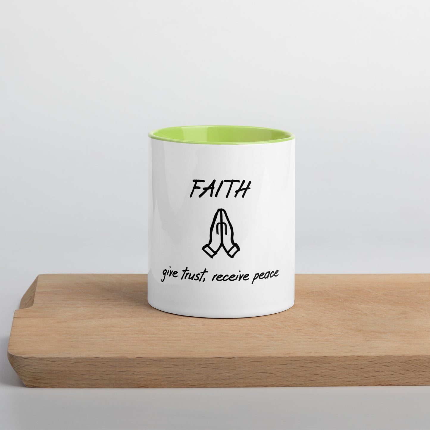 Faith mug with Color Inside