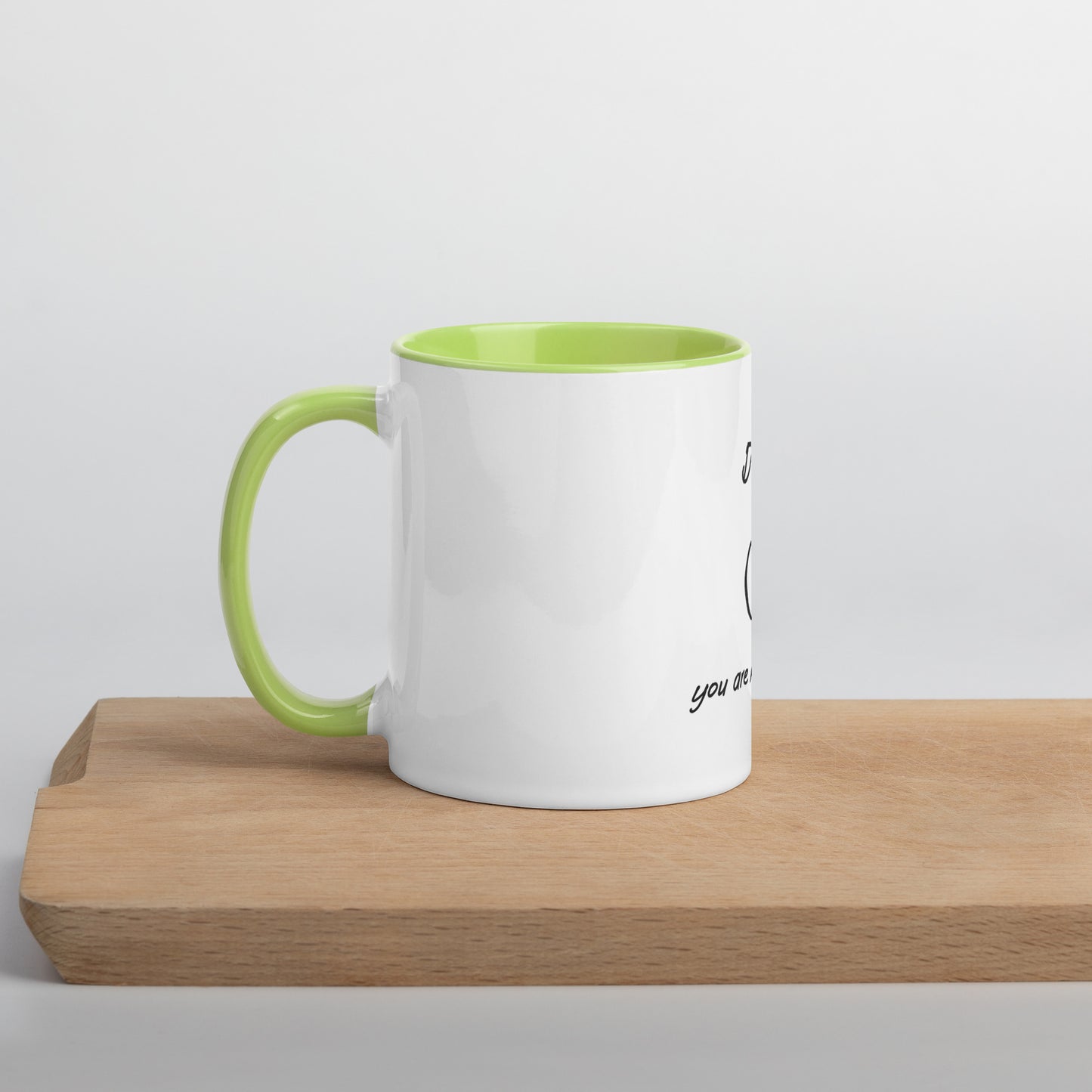Diet mug with Color Inside