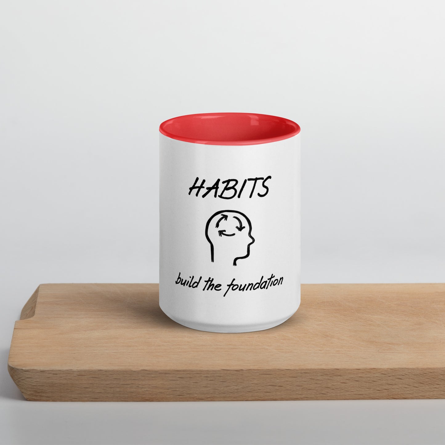 Habits mug with Color Inside