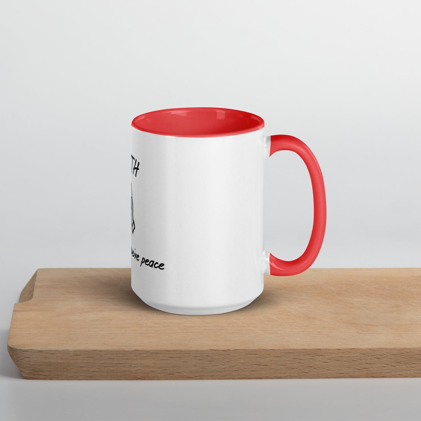 Faith mug with Color Inside