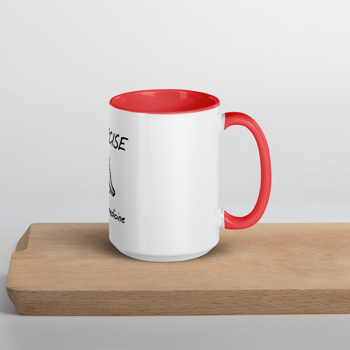 Exercise mug with Color Inside