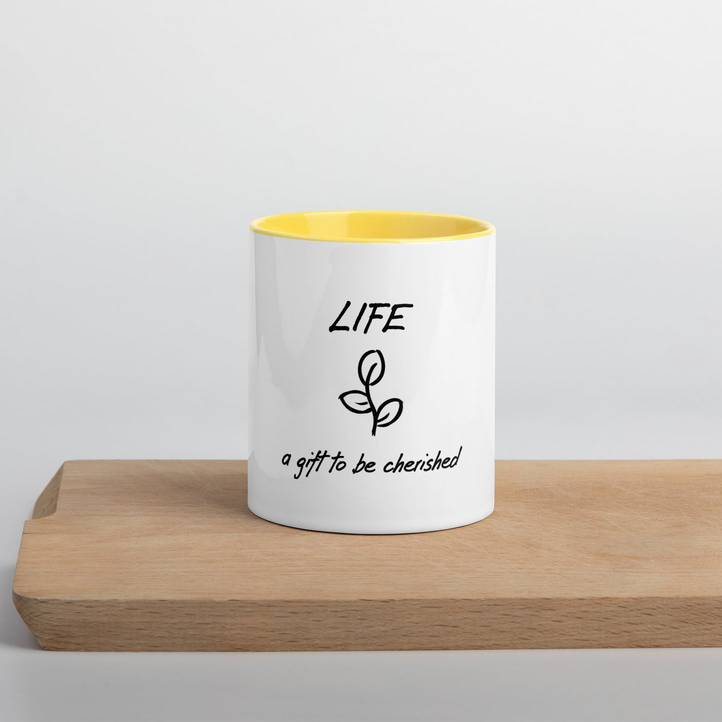 Life mug with Color Inside