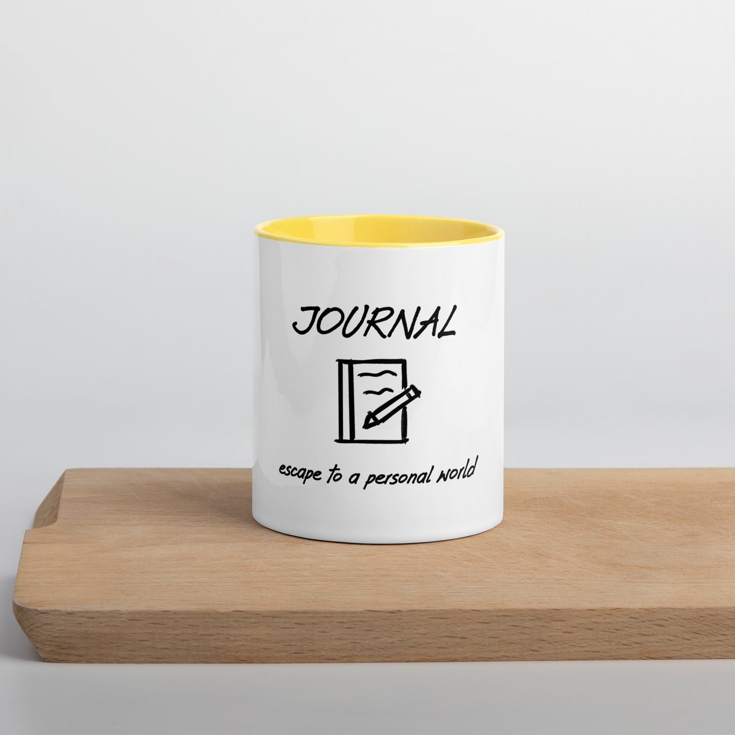 Journal mug with Color Inside