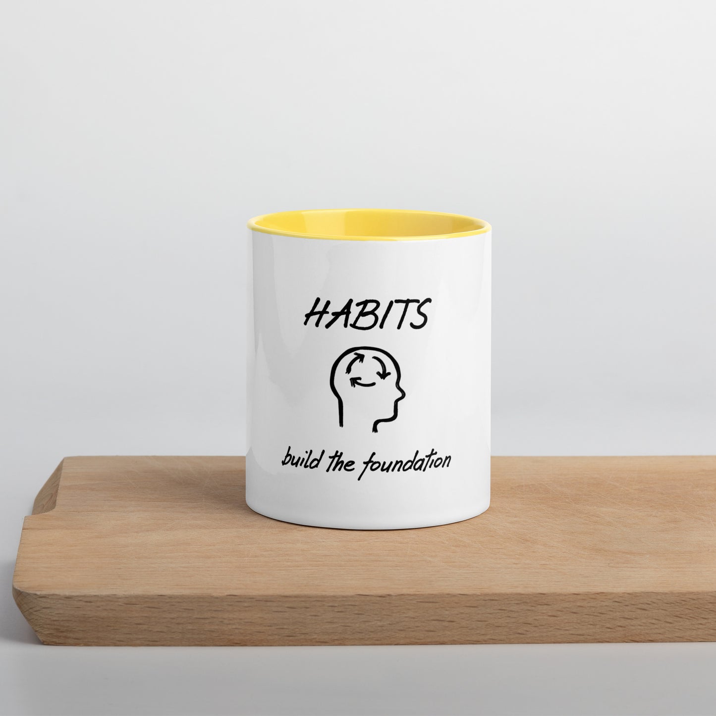 Habits mug with Color Inside