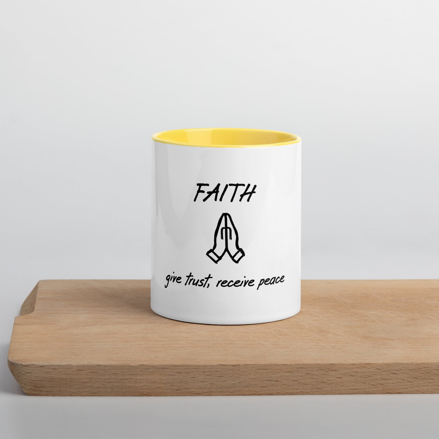 Faith mug with Color Inside