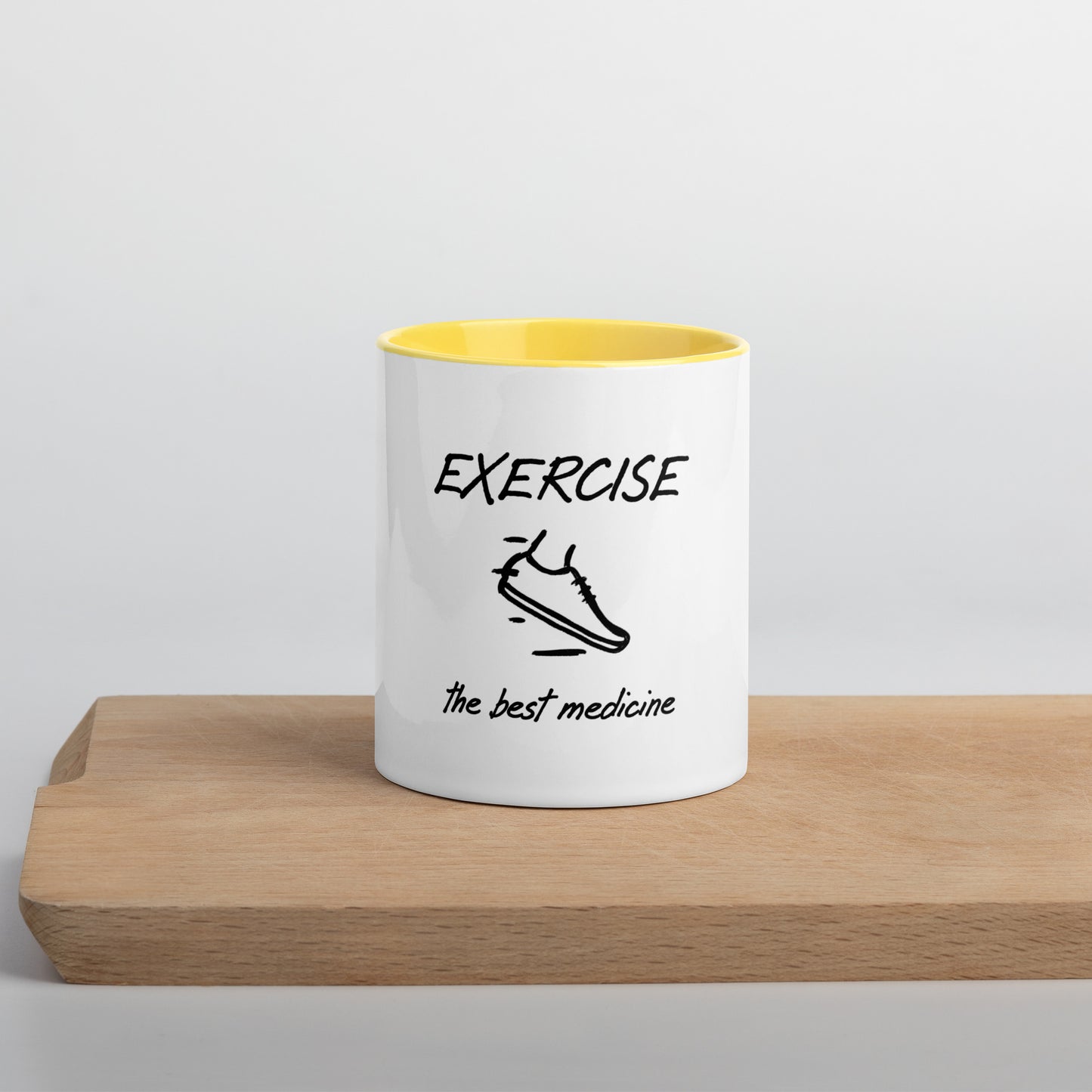 Exercise mug with Color Inside