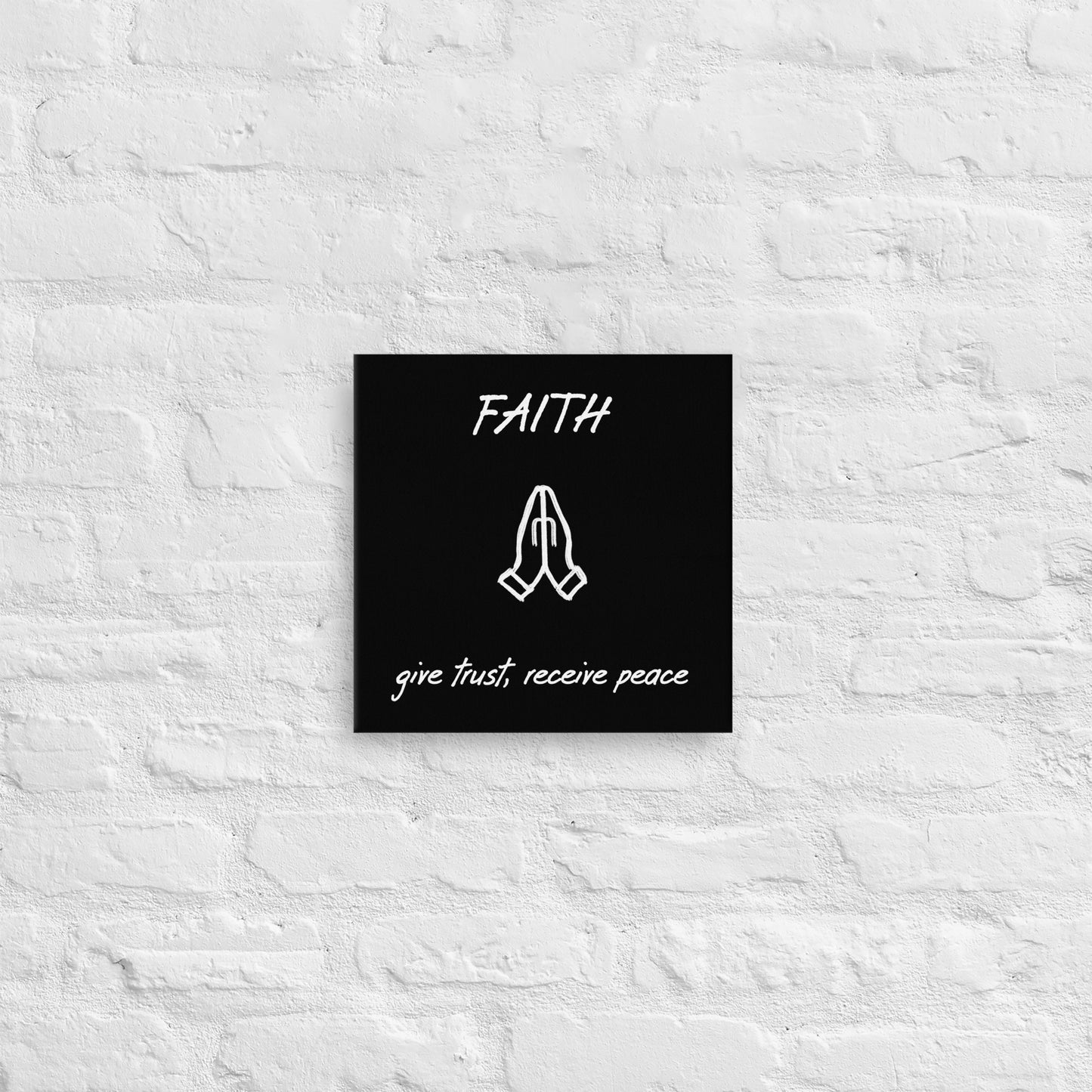 Faith thin canvas