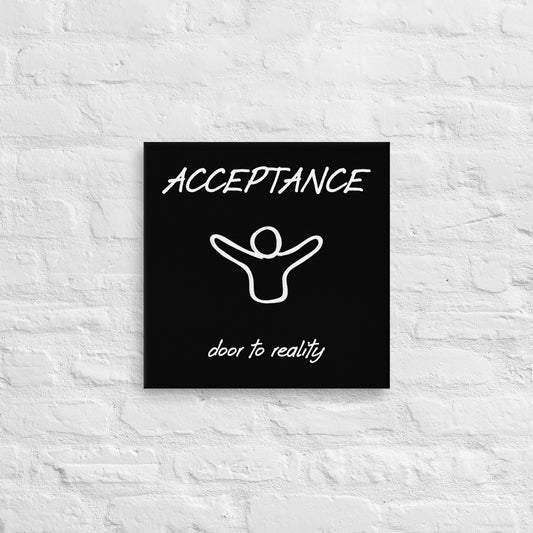 Acceptance thin canvas