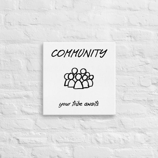 Community thin canvas