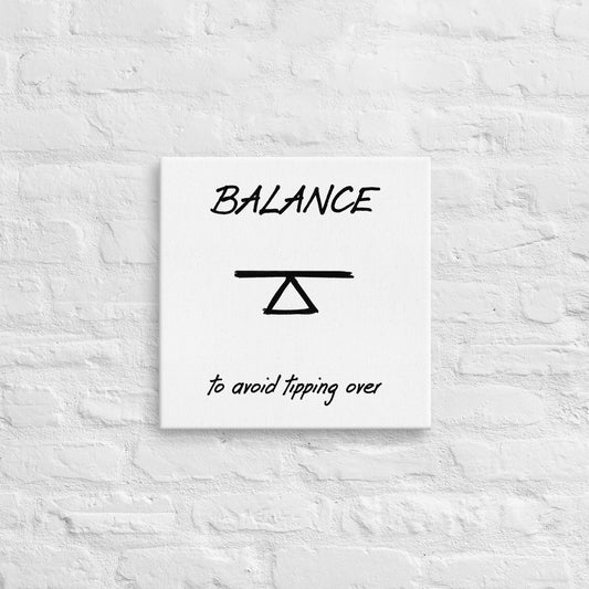 Balance thin canvas