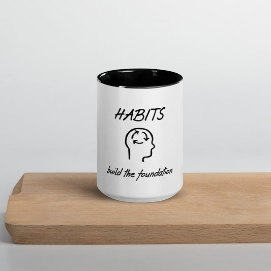 Habits mug with Color Inside