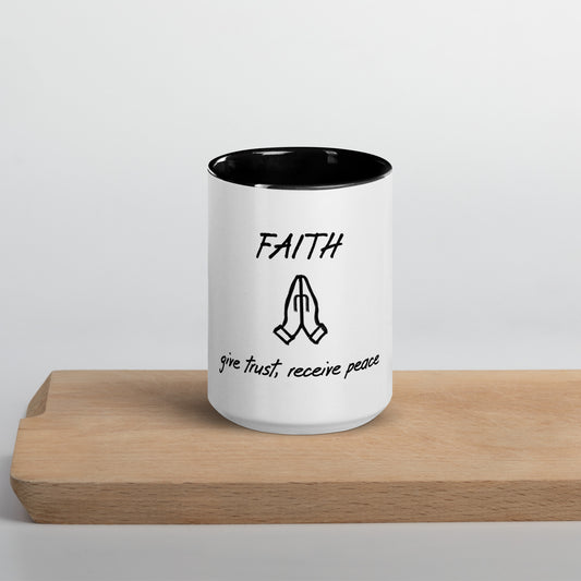 Faith mug with Color Inside