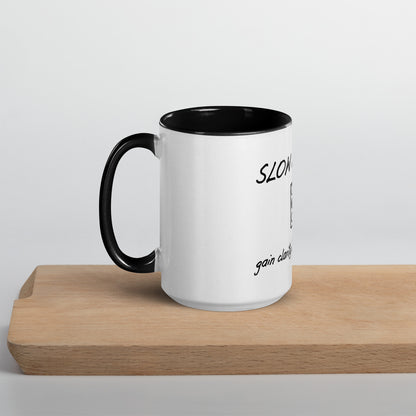 Slow down mug with Color Inside