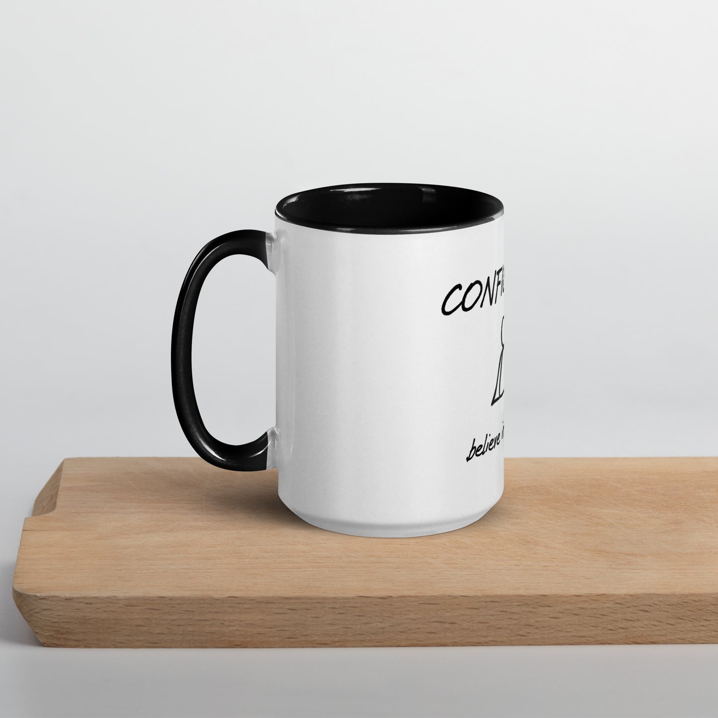 Confidence mug with Color Inside