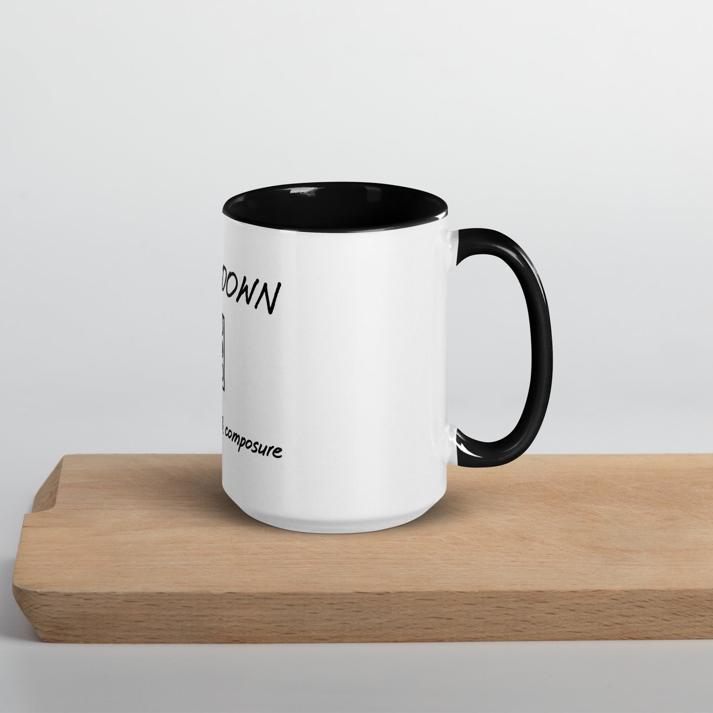 Slow down mug with Color Inside
