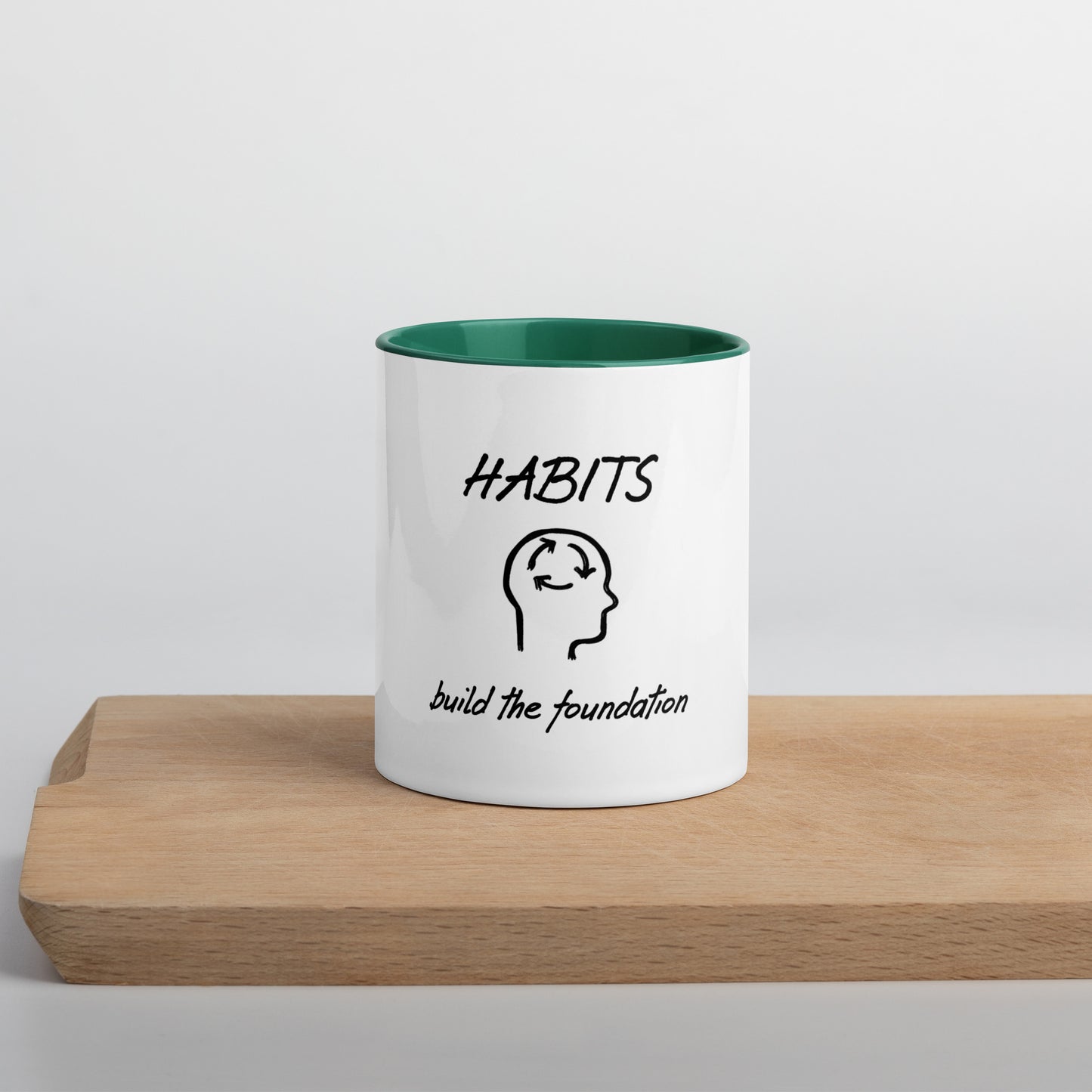 Habits mug with Color Inside
