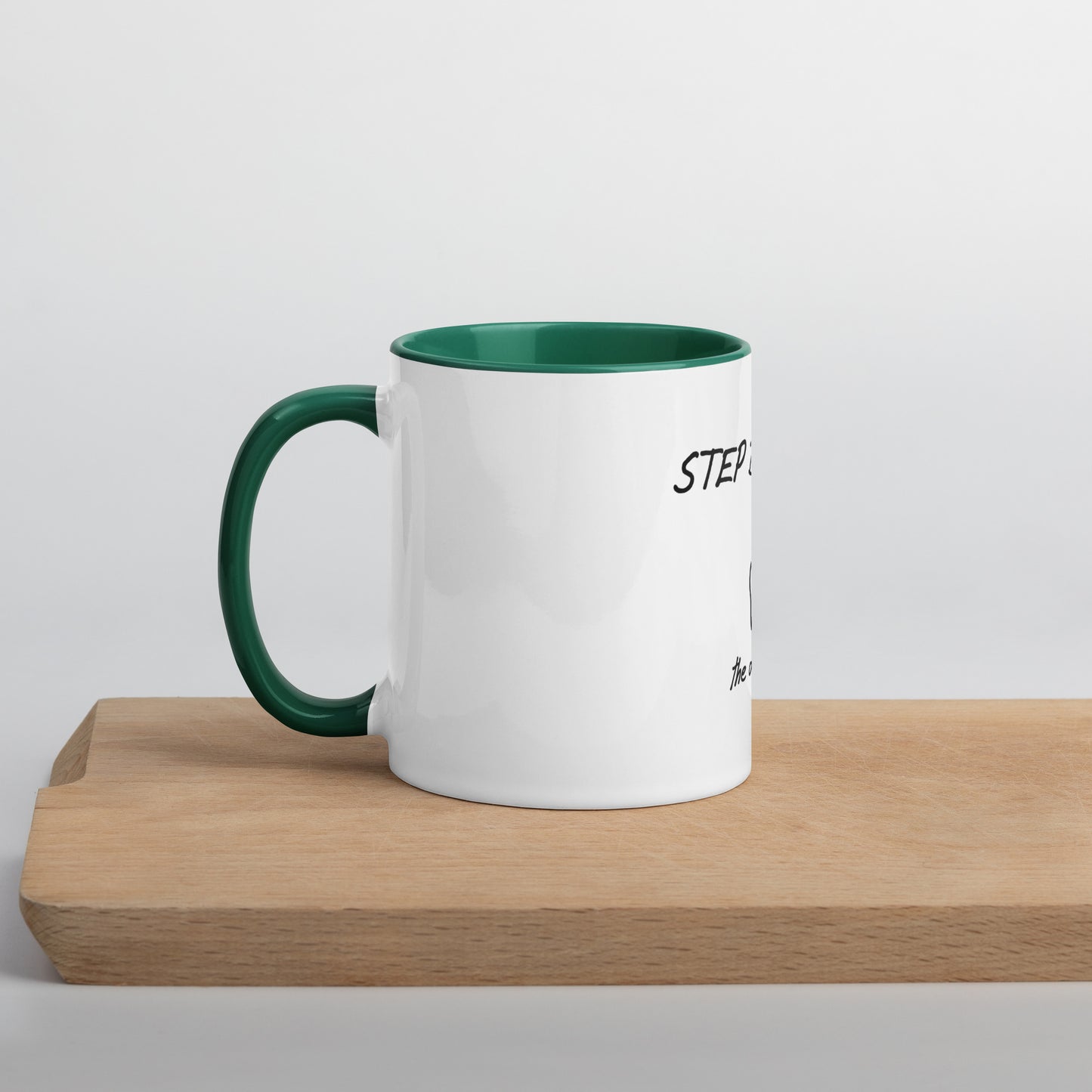 Step by step mug with Color Inside