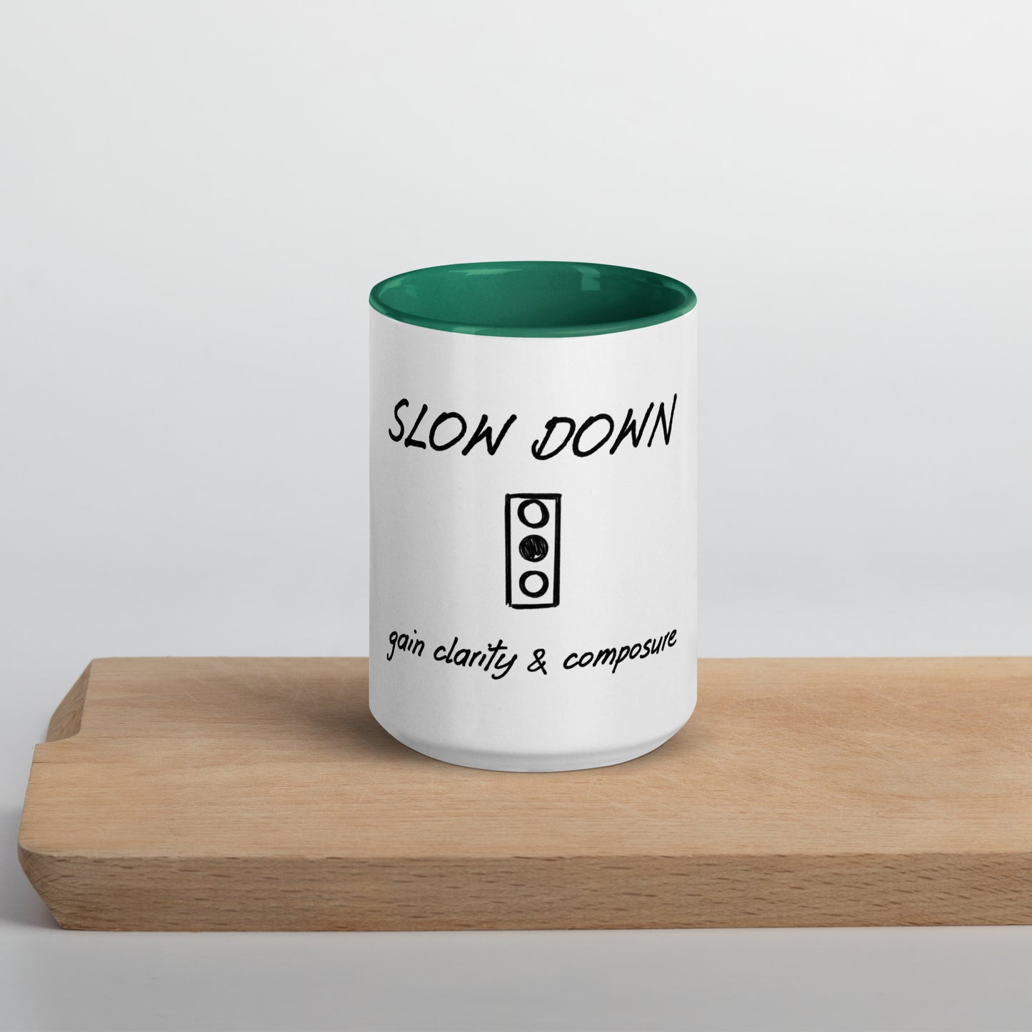 Slow down mug with Color Inside