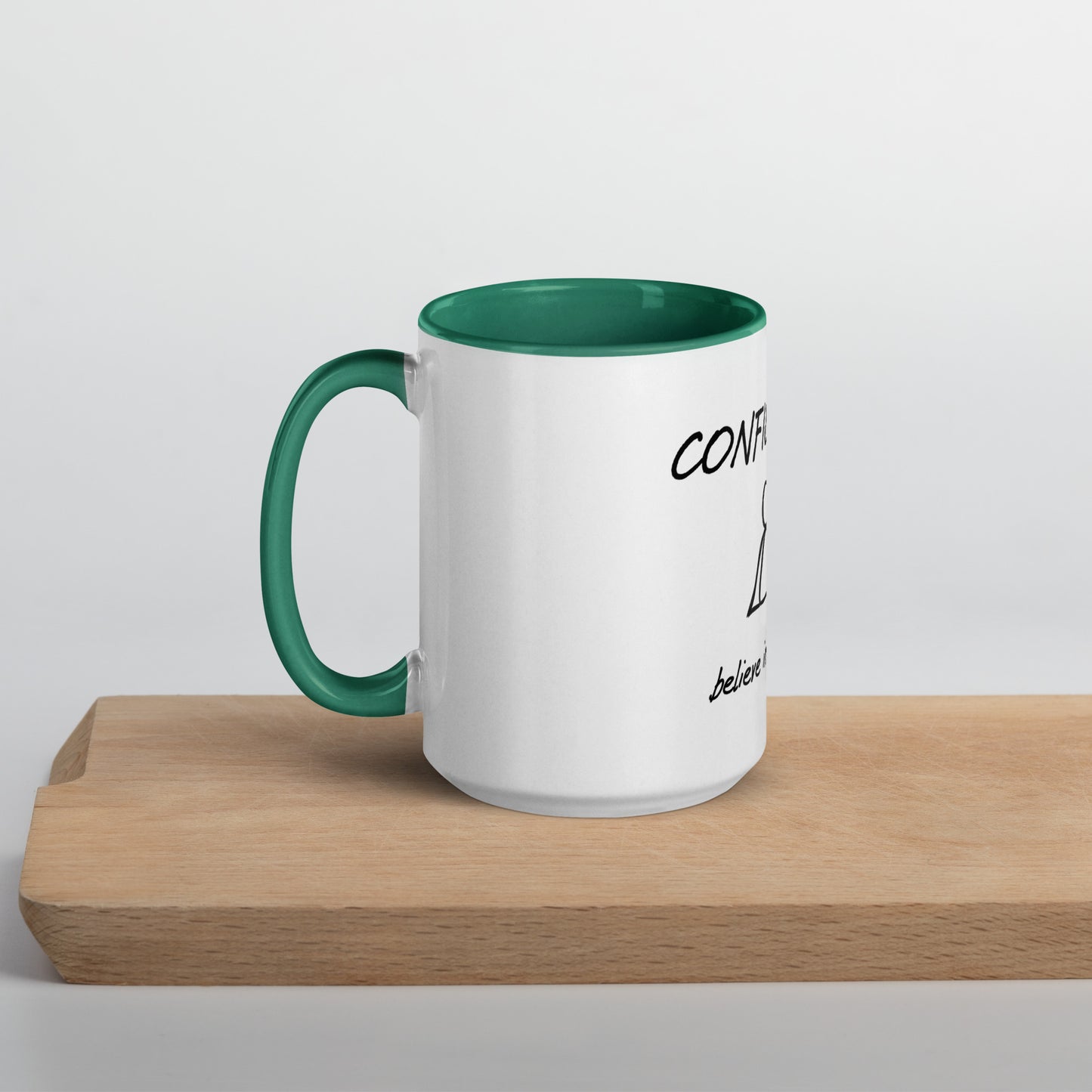Confidence mug with Color Inside