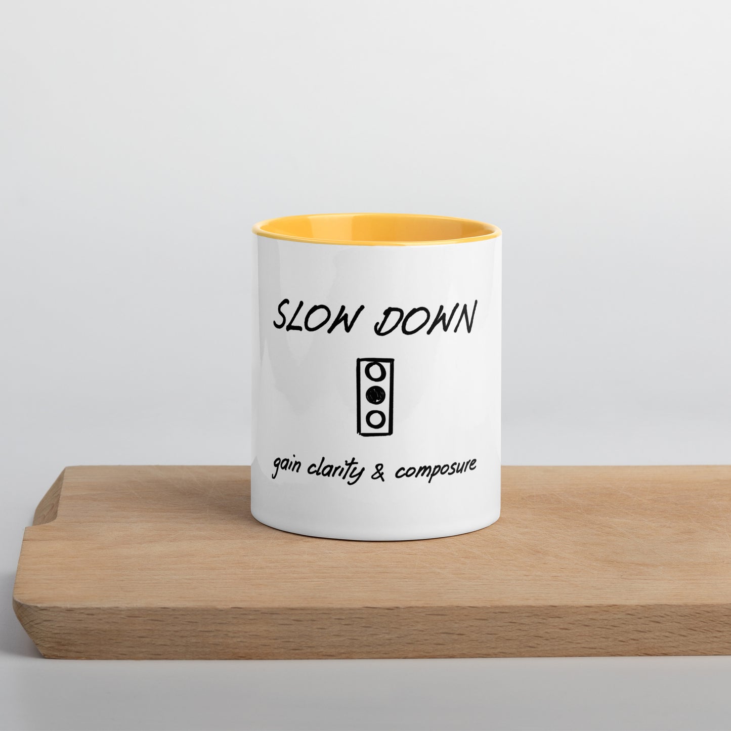 Slow down mug with Color Inside