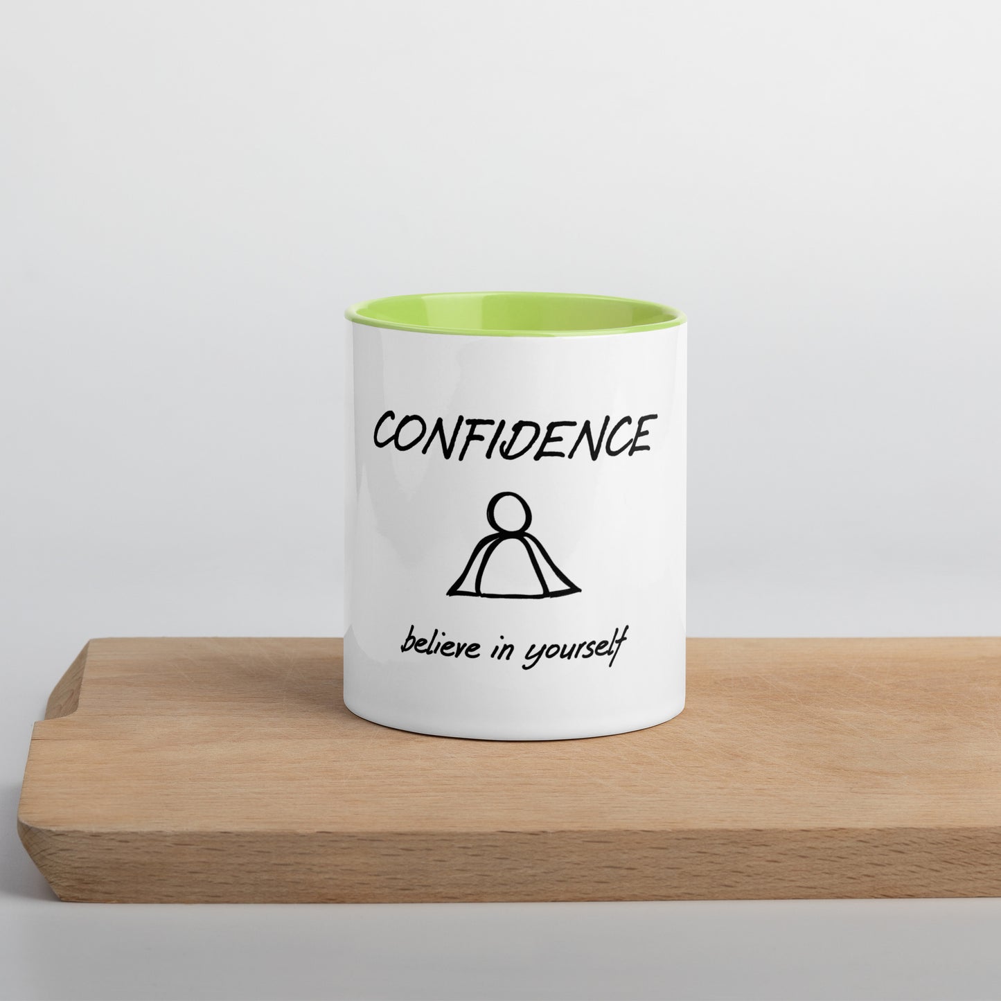Confidence mug with Color Inside