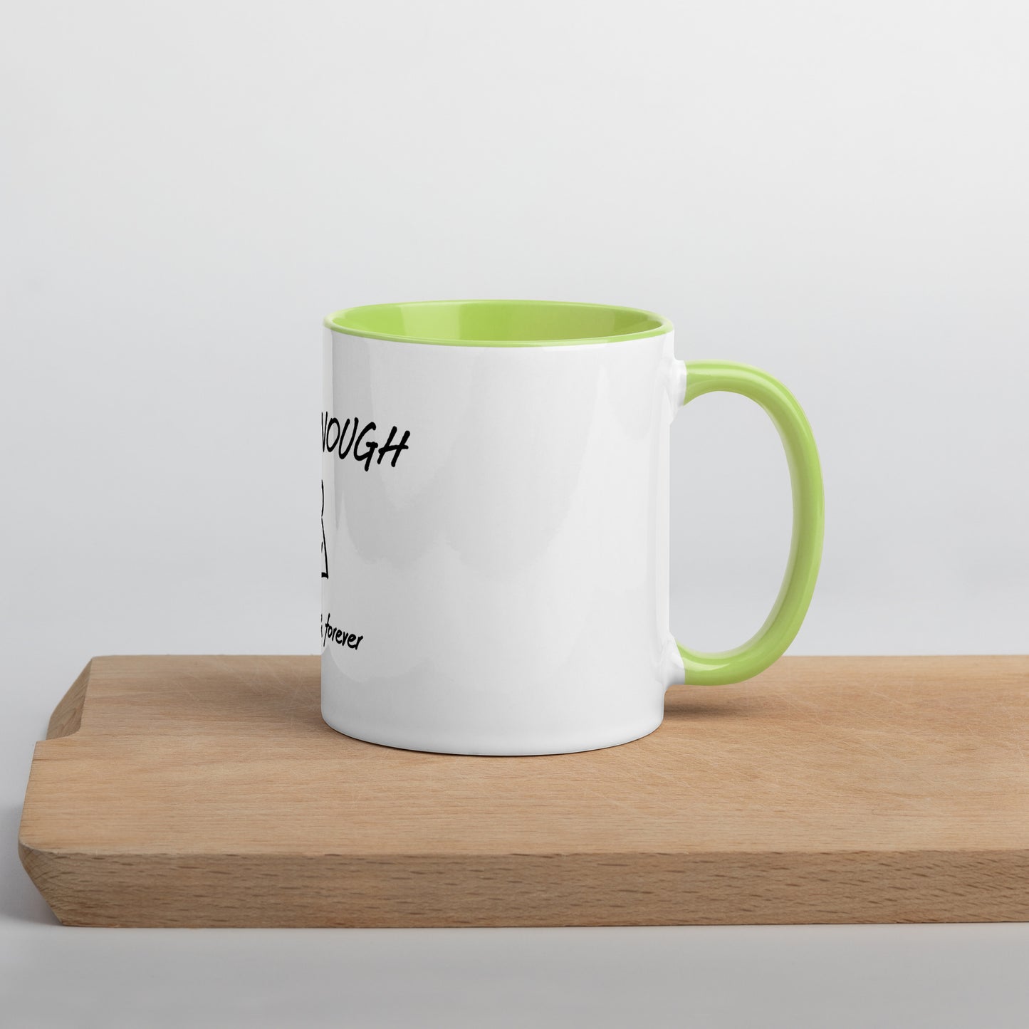 I am Enough Mug with Color Inside