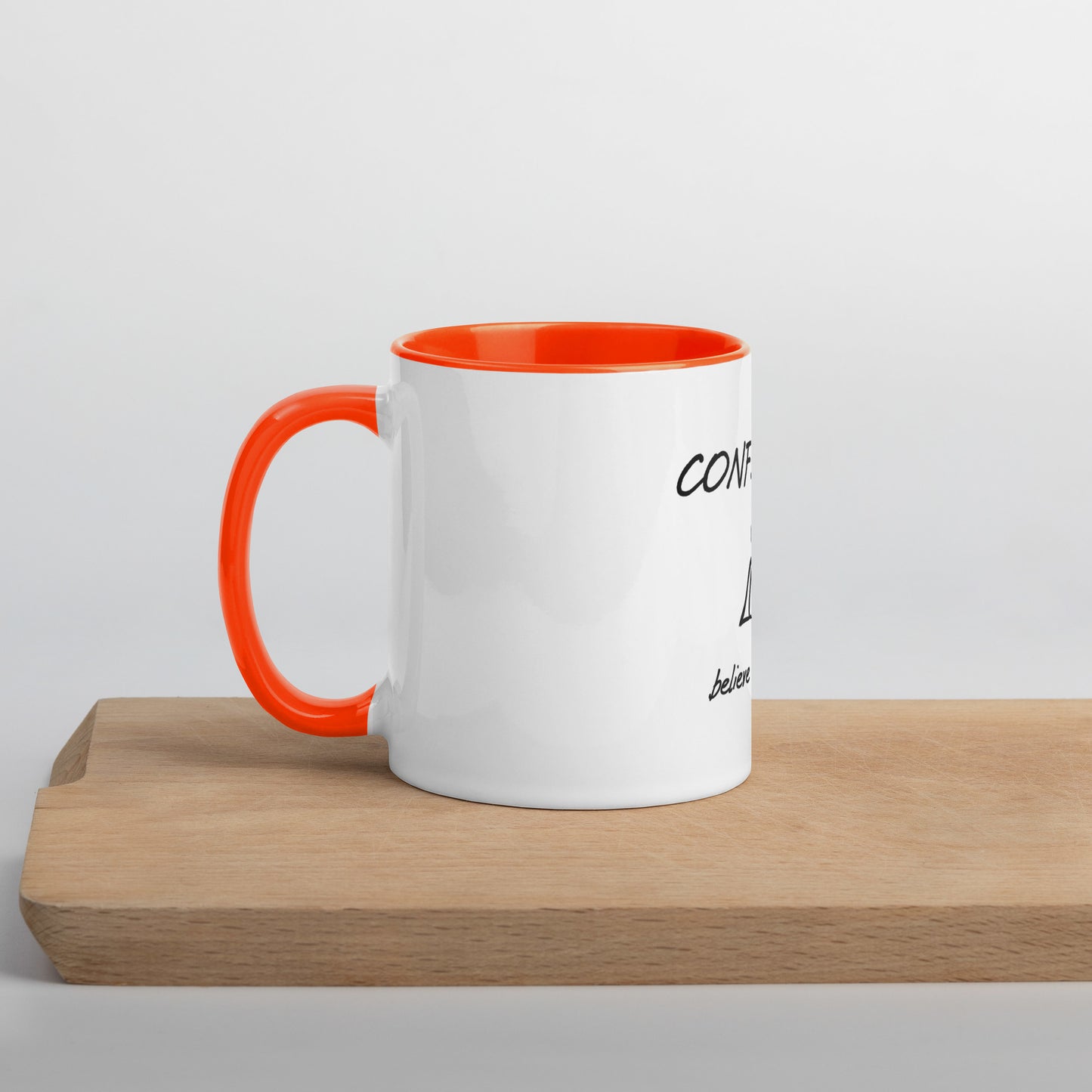Confidence mug with Color Inside