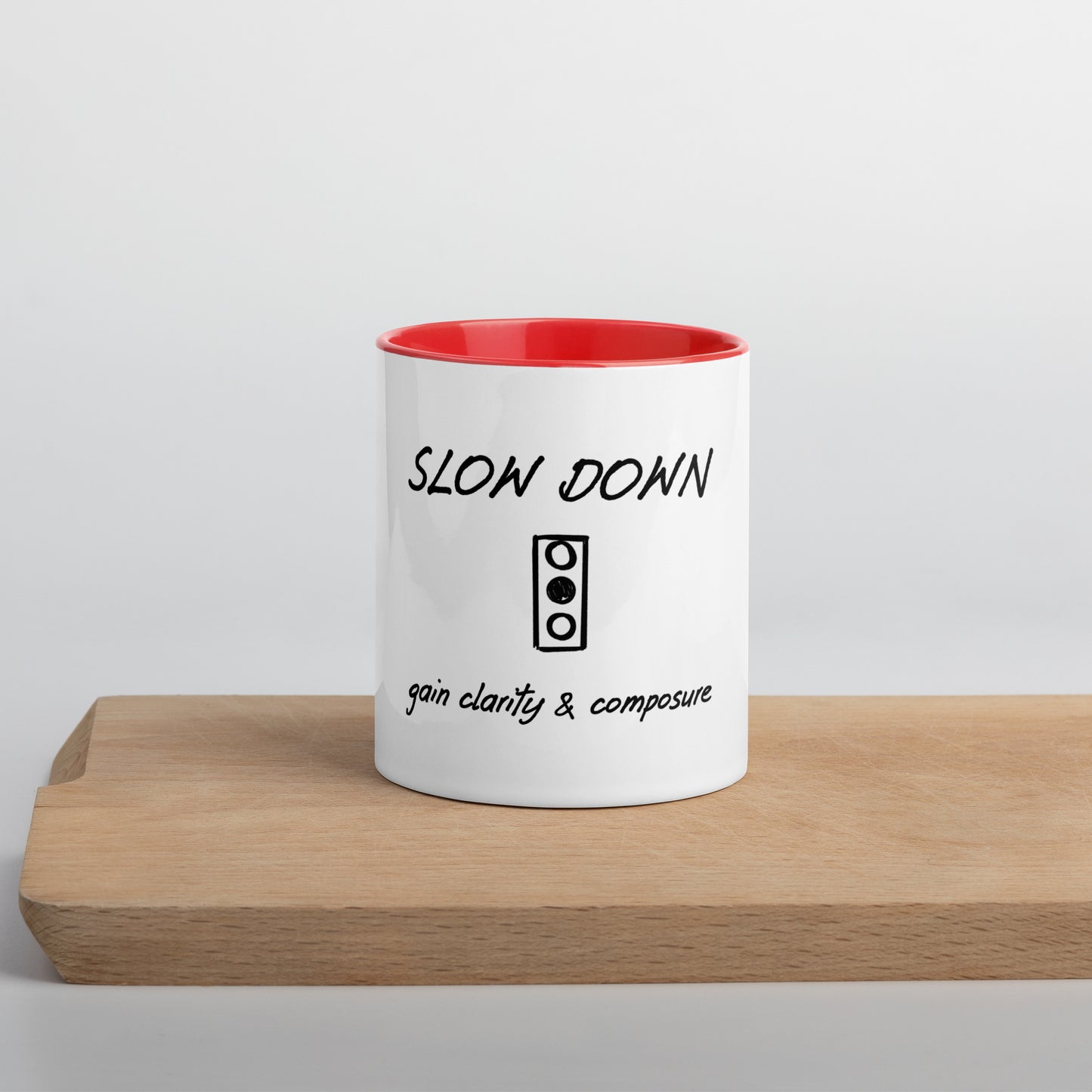 Slow down mug with Color Inside