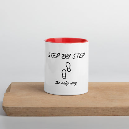 Step by step mug with Color Inside