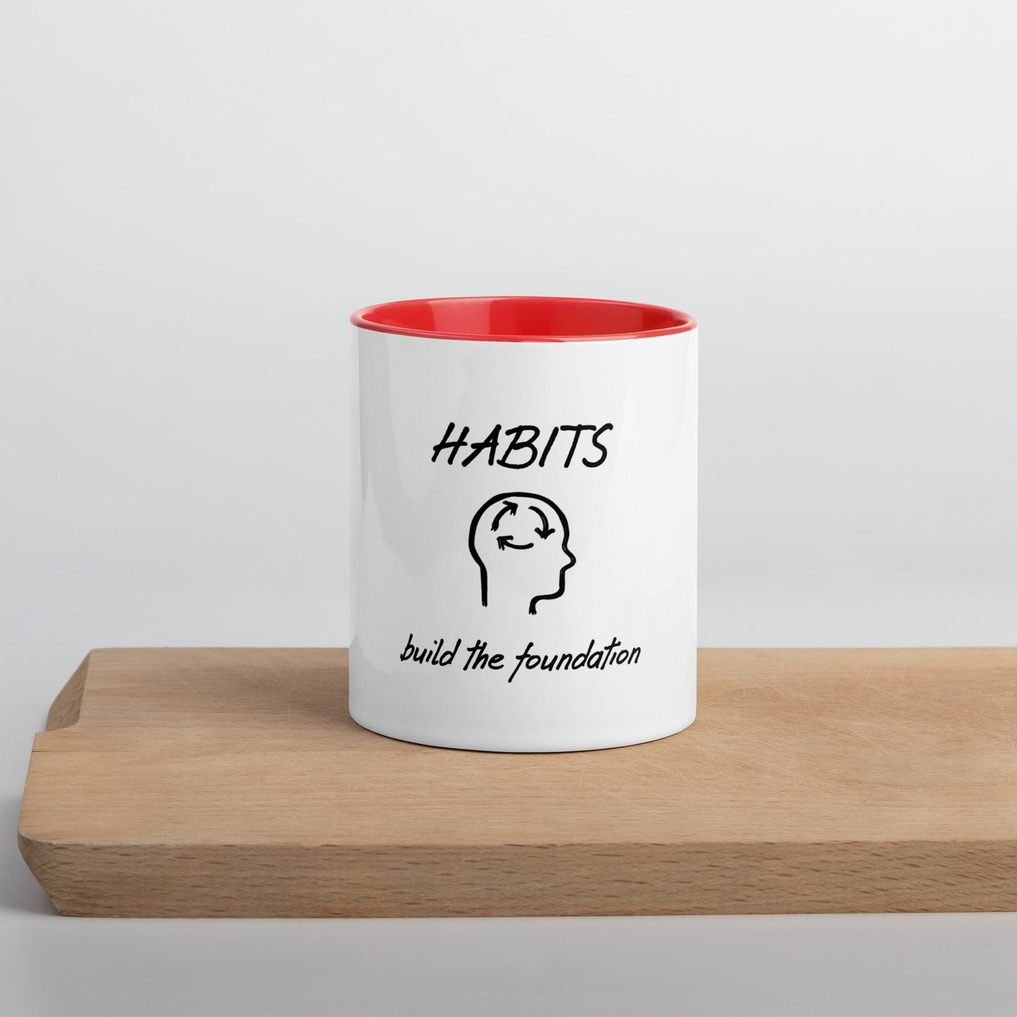 Habits mug with Color Inside