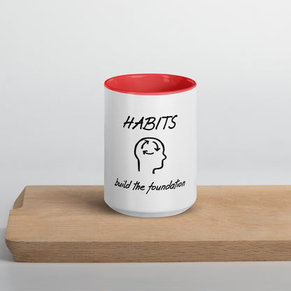 Habits mug with Color Inside