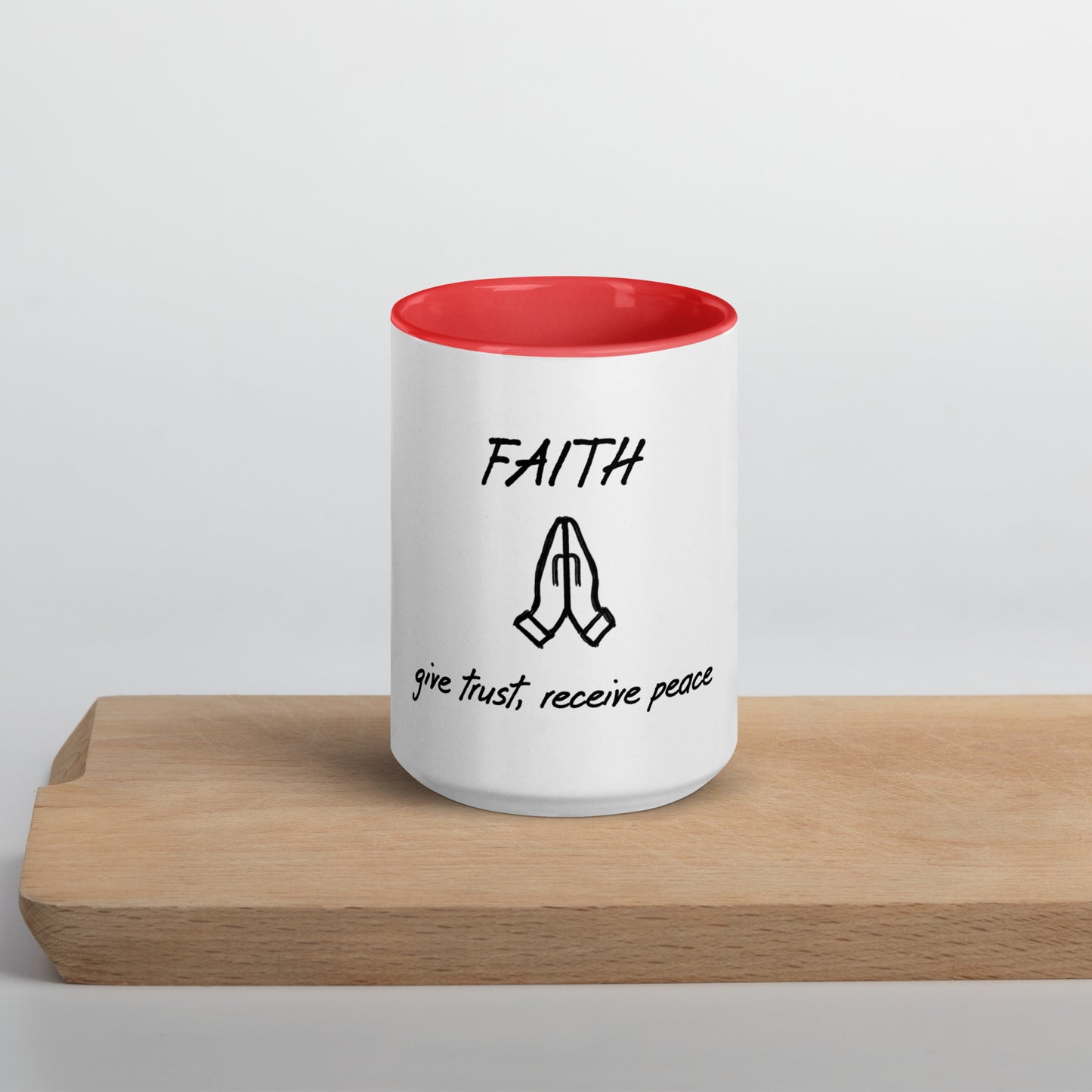 Faith mug with Color Inside