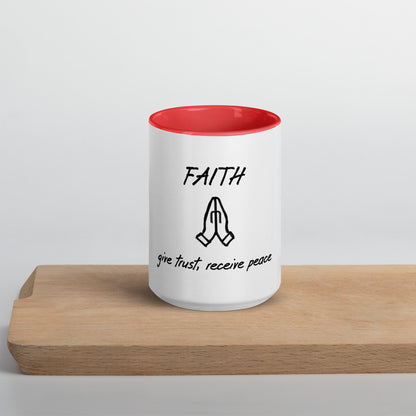 Faith mug with Color Inside
