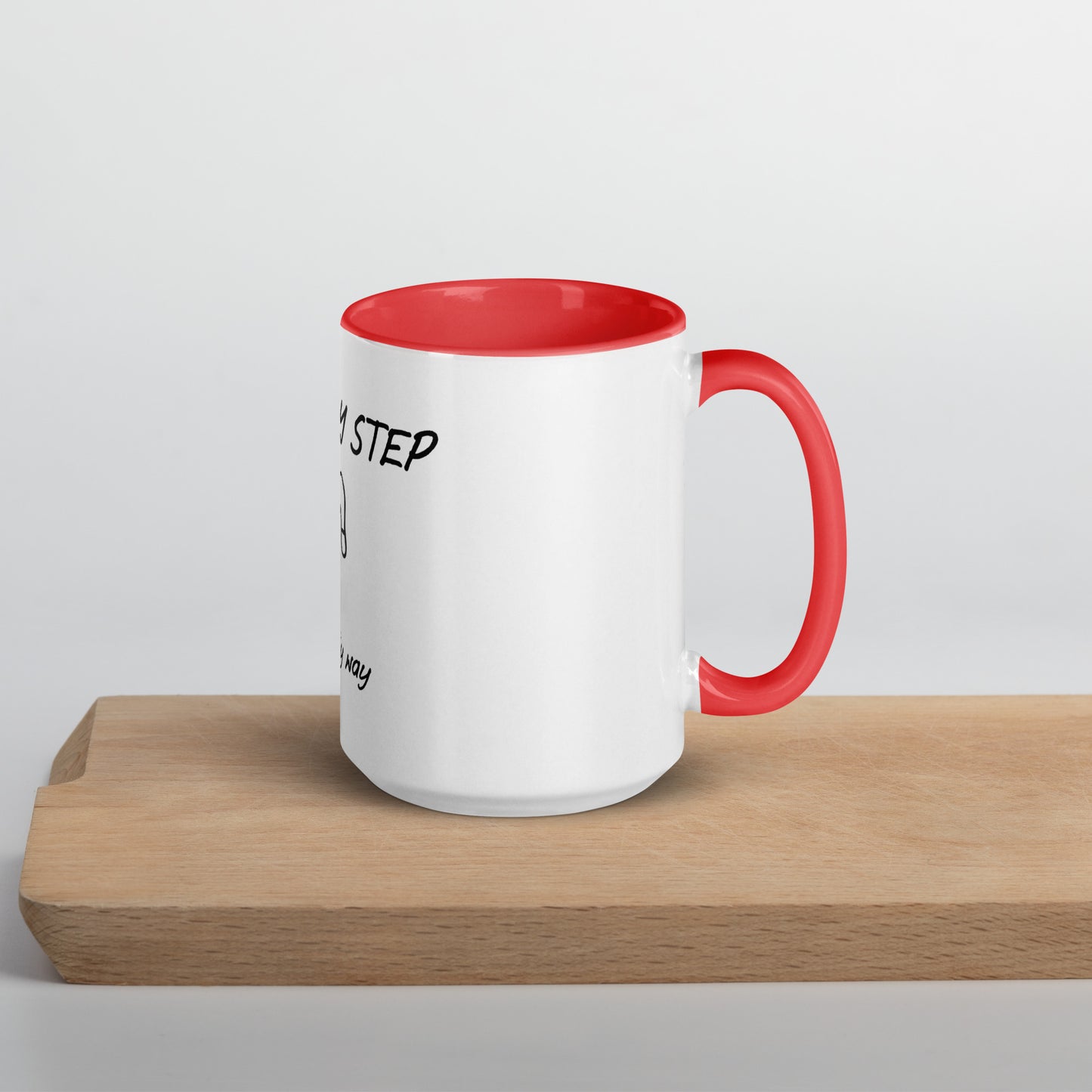 Step by step mug with Color Inside