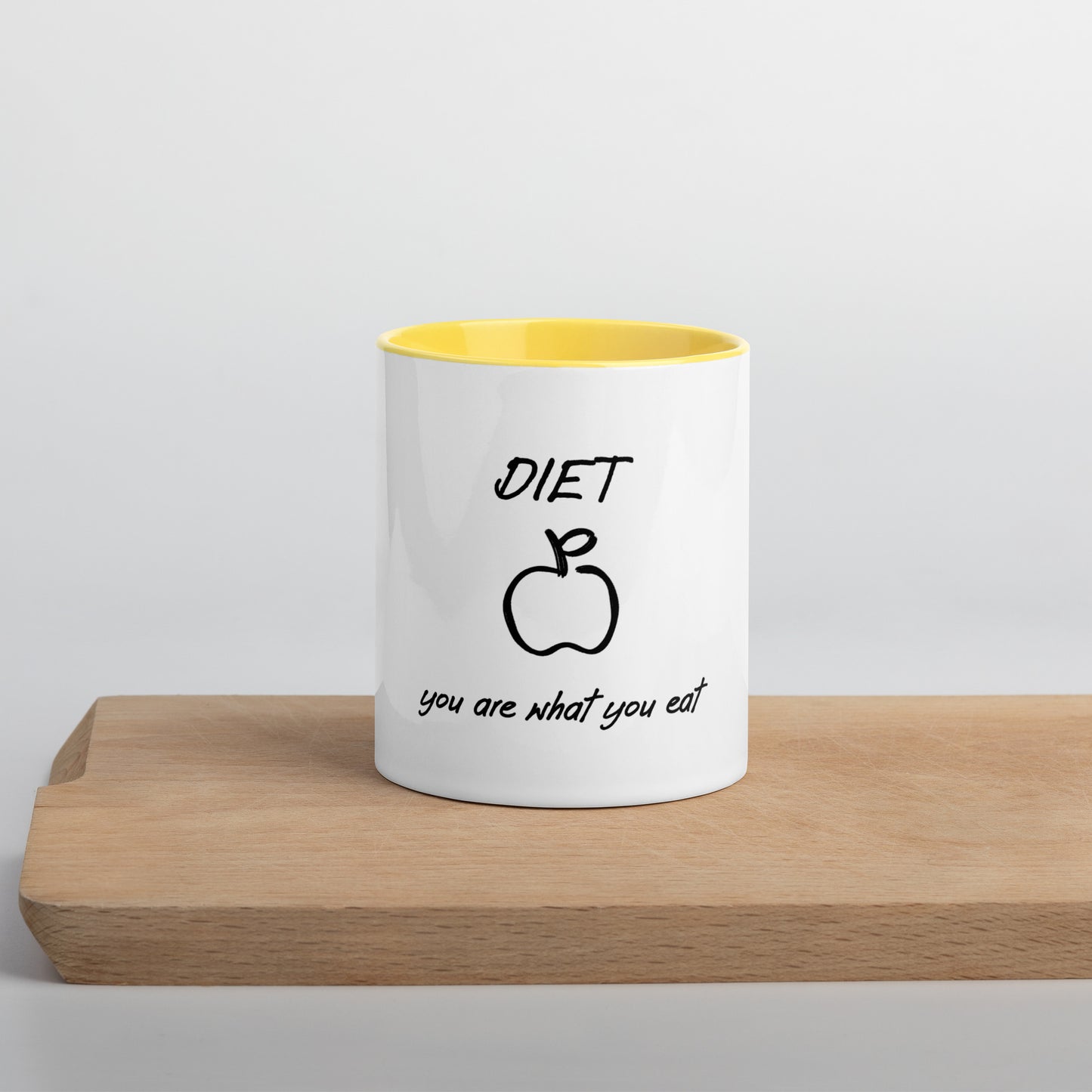 Diet mug with Color Inside