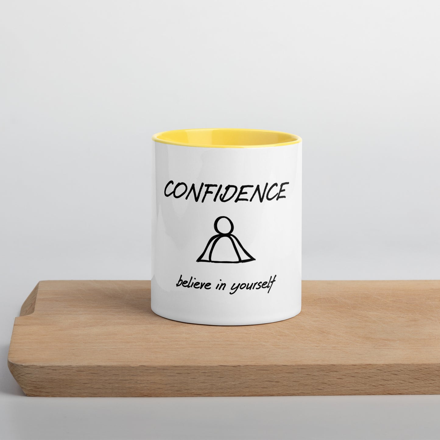 Confidence mug with Color Inside