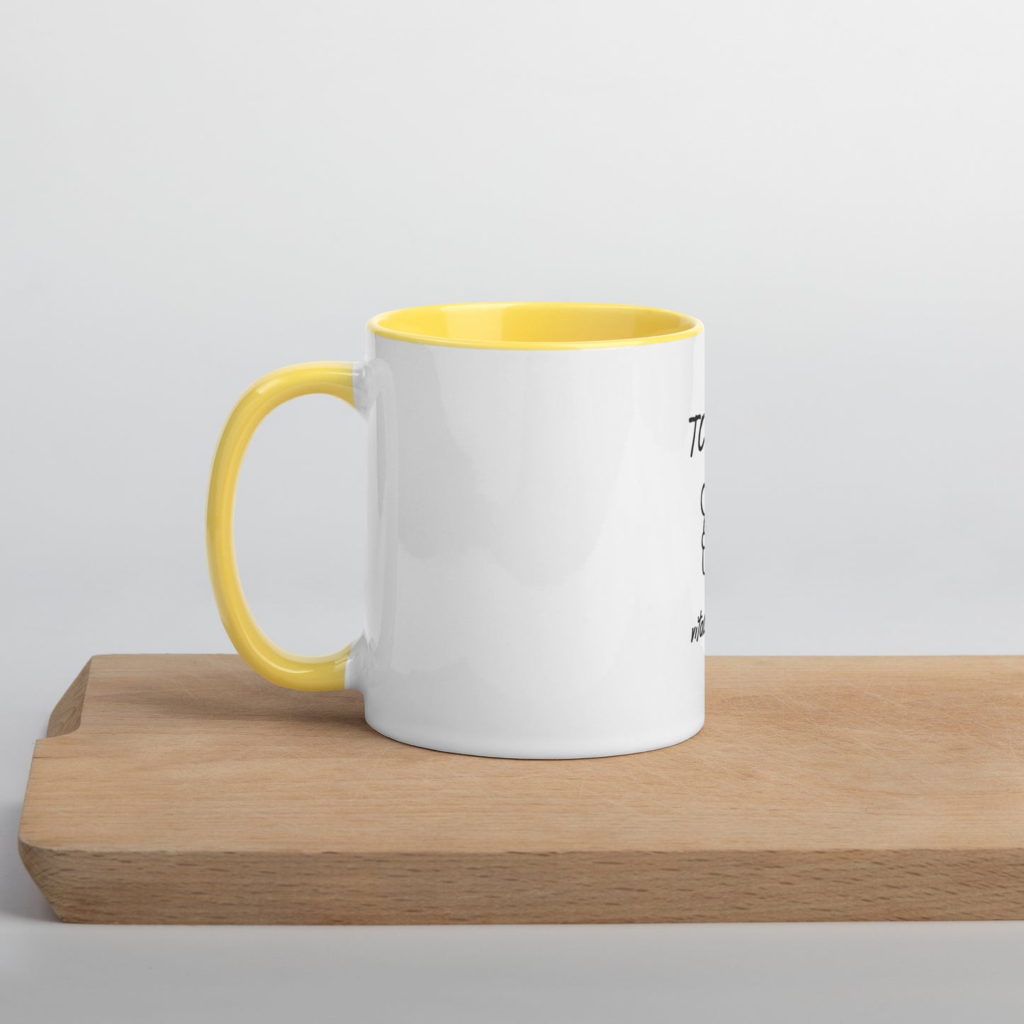 Touch mug with Color Inside